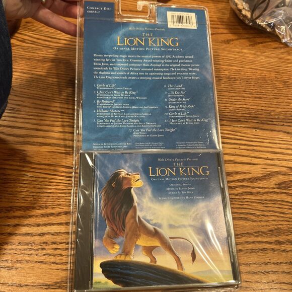 Disney The Lion King: Original Motion Picture Soundtrack - Audio CD BRAND NEW - Picture 2 of 6